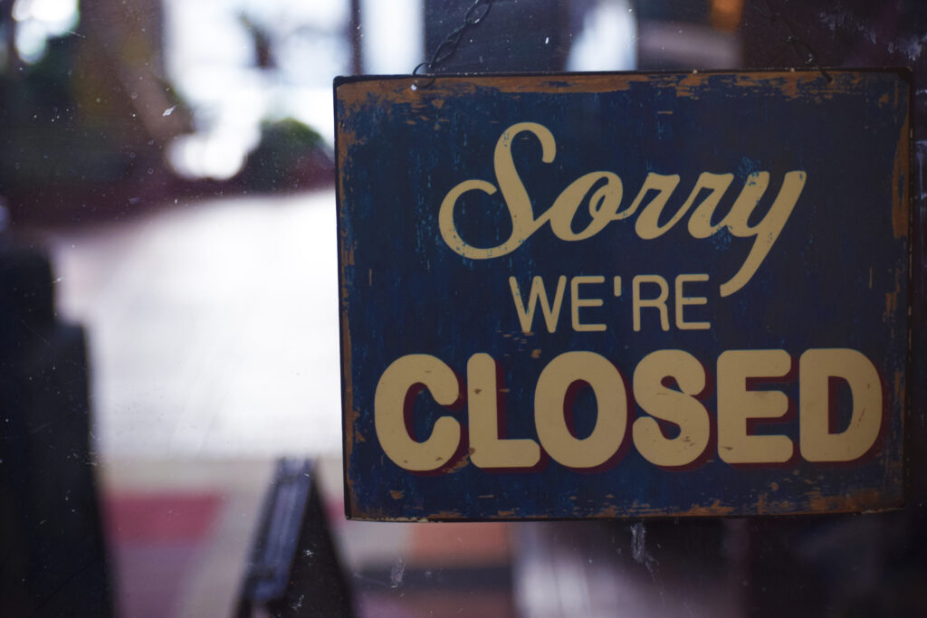 business closings
